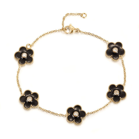 Daisy Bracelet- Black