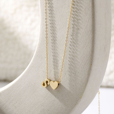 Love Initial Necklace