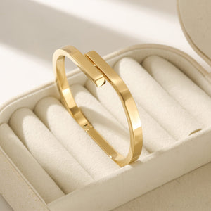 Bold Statement Bracelet- Gold