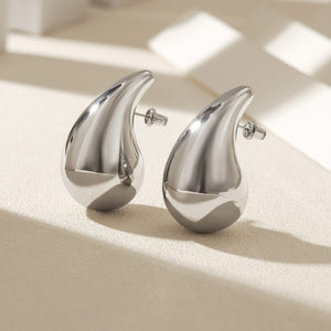 Teardrop Earring- Silver