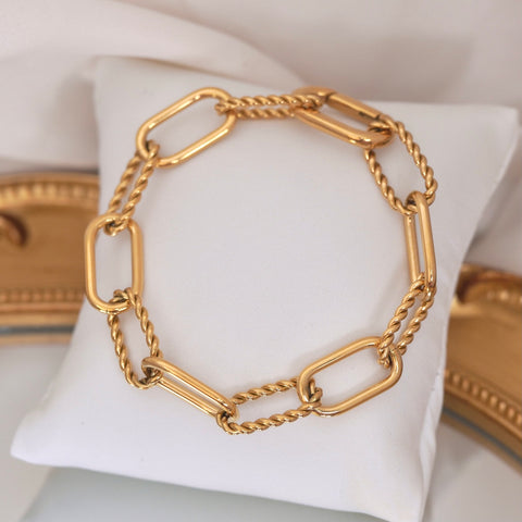 Twisted Link Bracelet