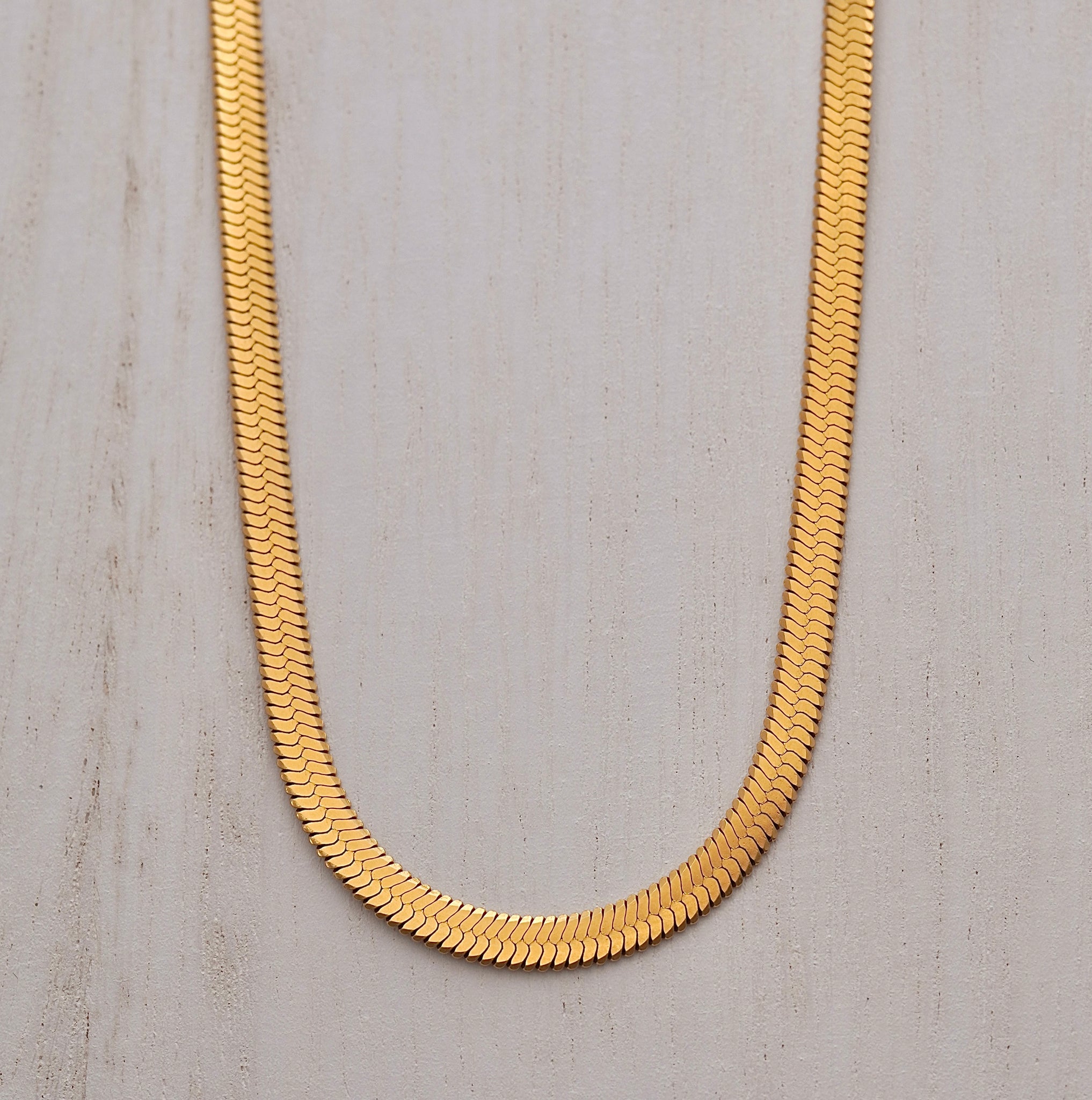 Herringbone Chain- Stainless Steel