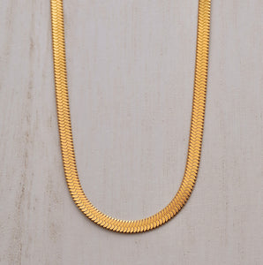 Herringbone Chain- Stainless Steel