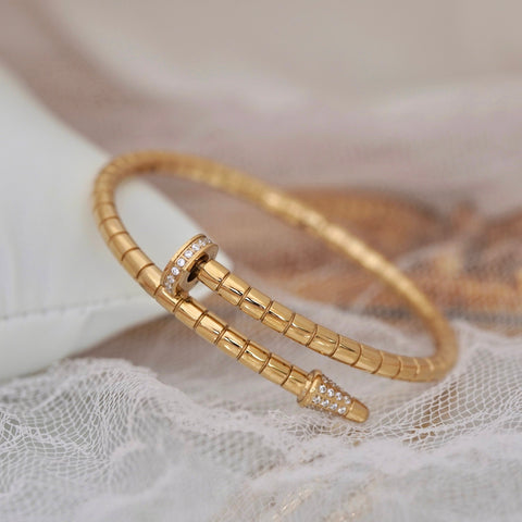 Diamond Nail Bangle