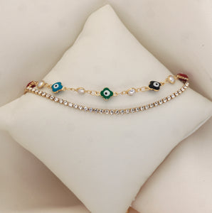 Ojitos Lindos Anklet Set